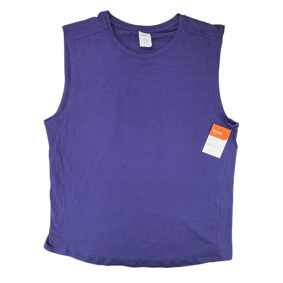 Sports Illustrated Other - Sports Illustrated Basics SI Muscle T-Shirt Mens XL Purple Stretch Soft Touch